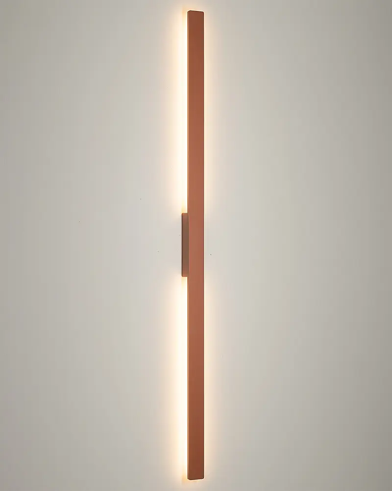 Світильник вуличний настінний Nowodvorski 11561 Demi LED L 1x24W 3000K 1500Lm IP54 цегляний - фото 2