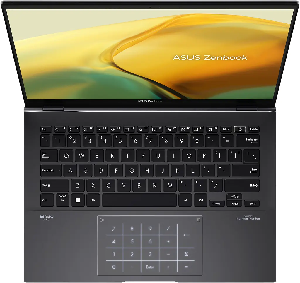 Ноутбук ASUS Zenbook 14 UM3402YA-KP245 14WQXGA IPS/AMD R7-5825U/16/1024F/int/noOS/Black (90NB0W95-M00EX0) - фото 9