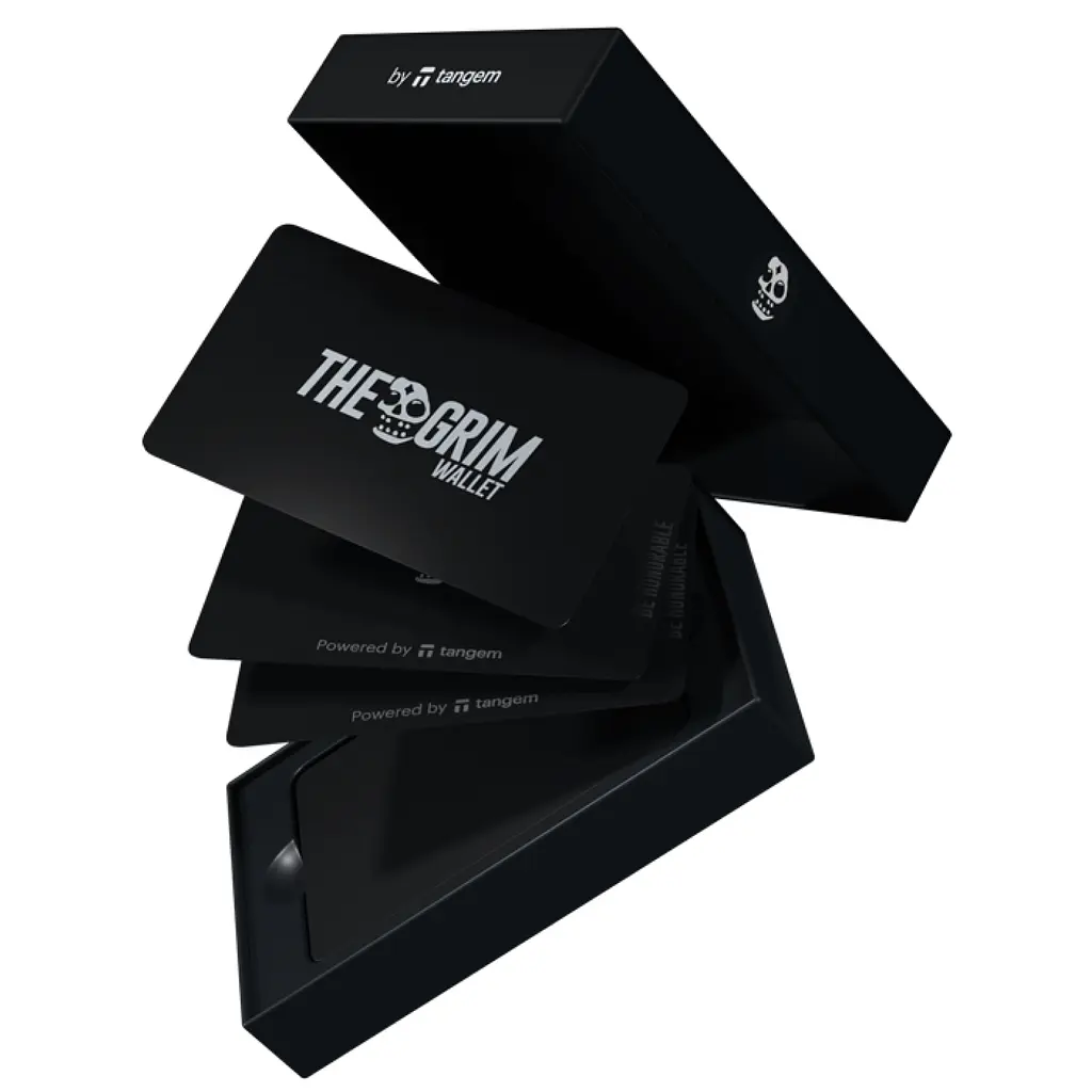 Криптогаманець Tangem 2.0 The Grim Wallet набір з 3 карток (TG-GRIM) - фото 2