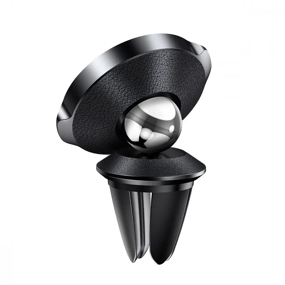 Автодержатель Baseus Small Ears Series Magnetic Bracket Leather Air Outlet Type black (18051) - фото 8