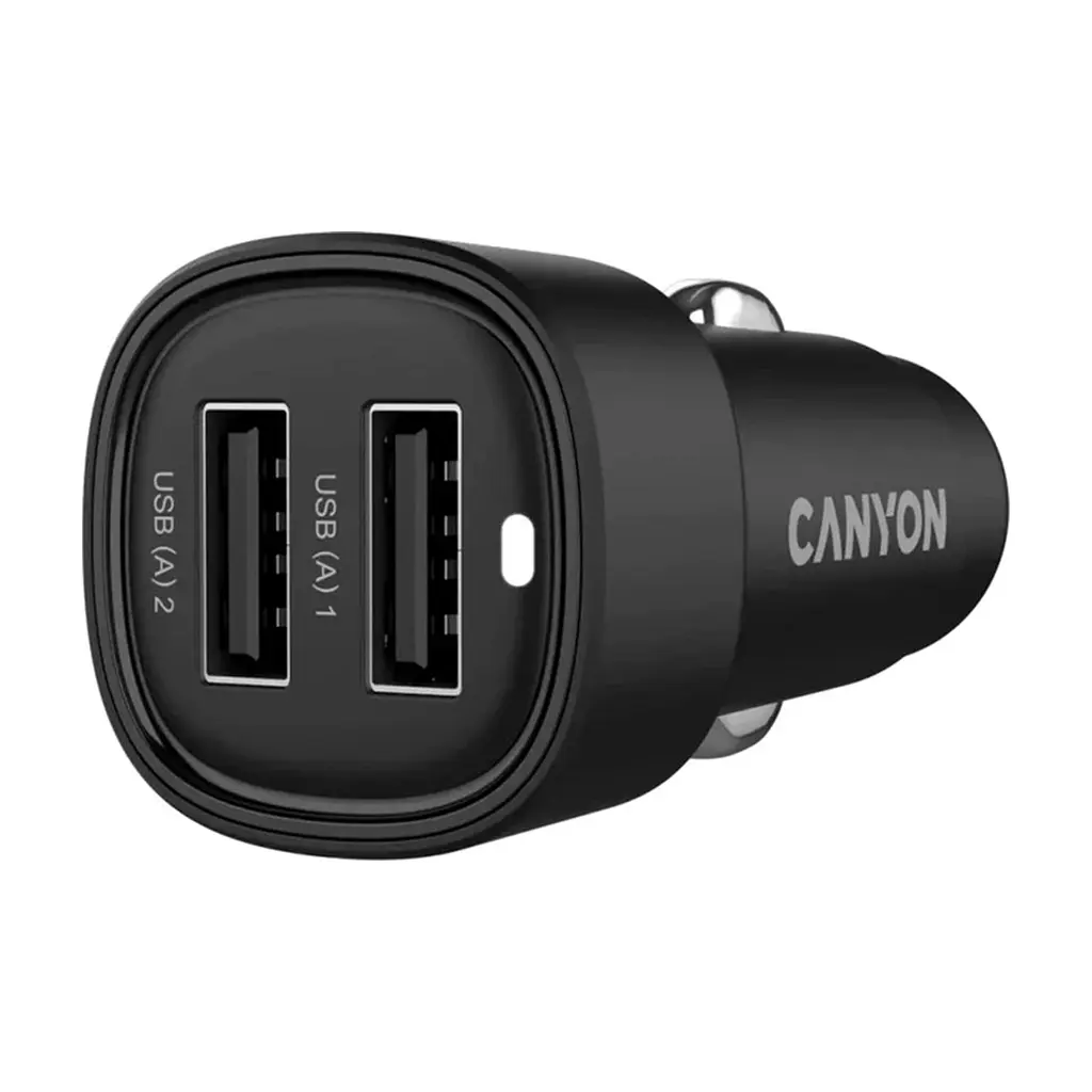 Зарядное устройство для Canyon 2xUSB 24W black (CNE-CCABR2AA) - фото 4