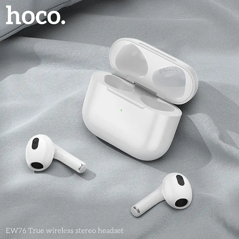 Беспроводные TWS наушники Hoco EW76 |BT5.4, 300/30mAh, 150/4h, Type-C, AC6983| вкладыши white - фото 5