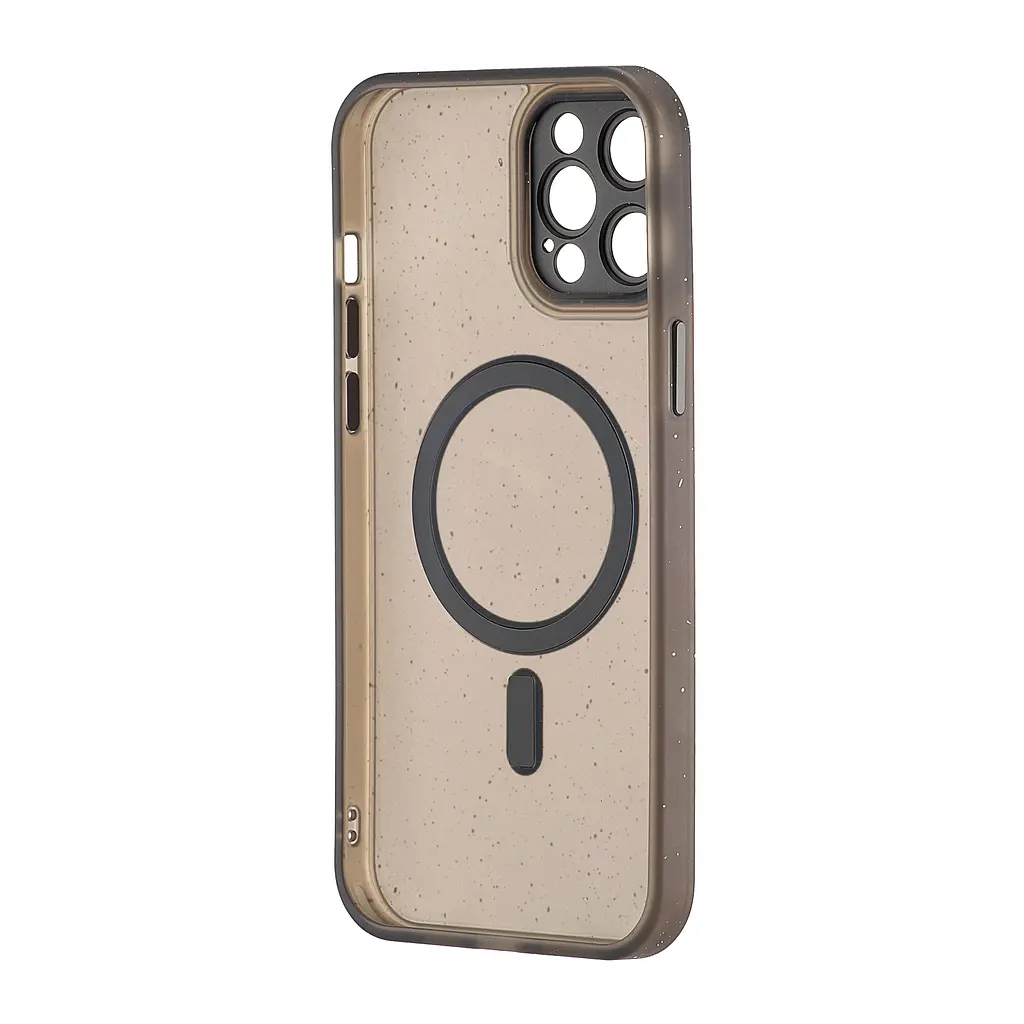 Чохол Splatter with MagSafe Protected Camera iPhone 12 Pro Max Black - фото 3