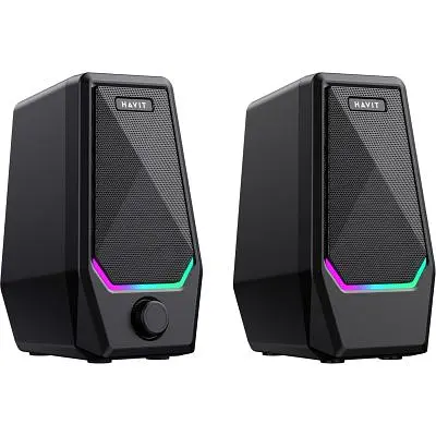 Акустична система Havit SK768 USB RGB Black (6939119042585) - фото 3
