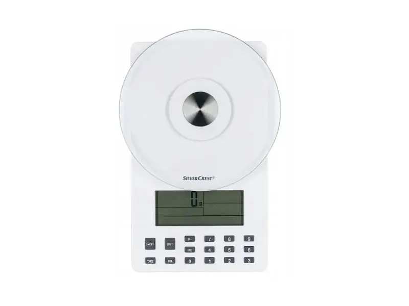 Ваги кухонні Silver Crest SNAW 1000 D2 white