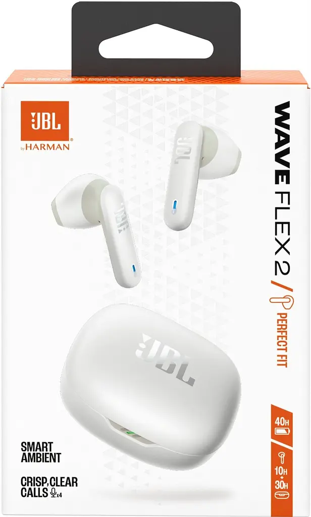 Bluetooth-гарнітура JBL Wave Flex 2 White (JBLWFLEX2WHT) - фото 6