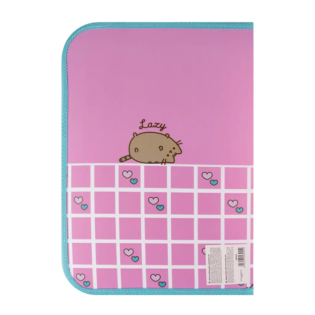 Папка факультативна YES А4 на блискавці Pusheen. Hearts (492222) - фото 6