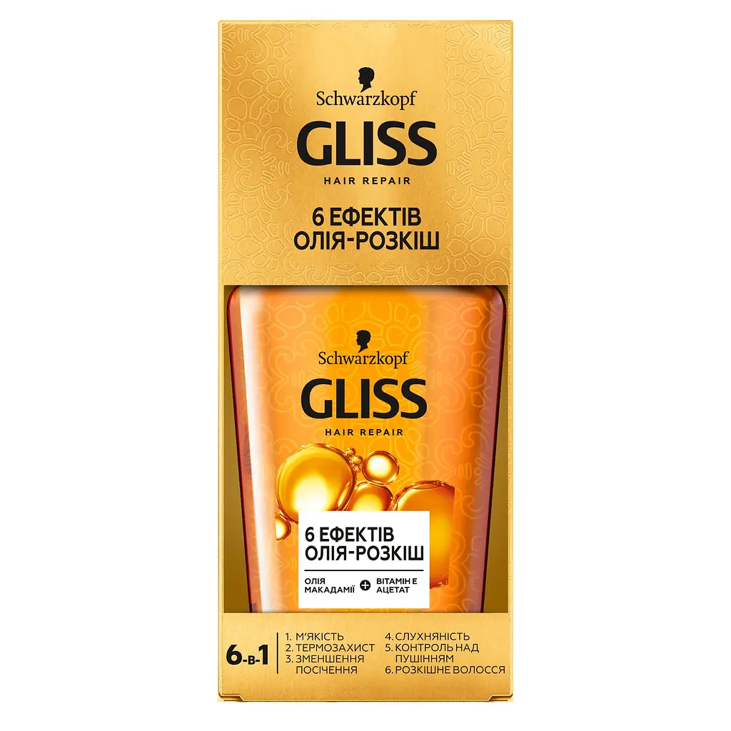 Масло-розкіш Gliss 6 ефектів, 75 мл - фото 3