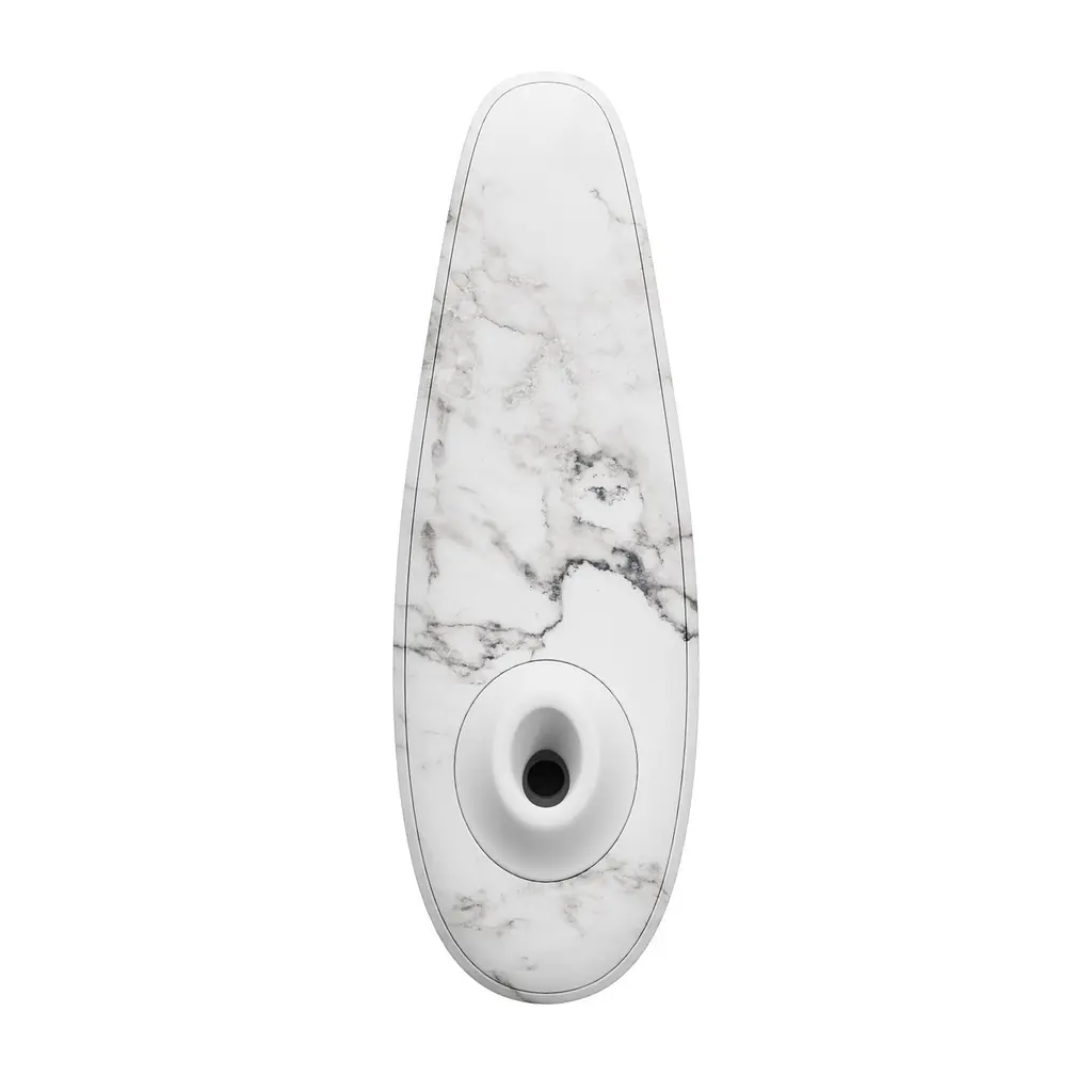 Вакуумний стимулятор клітора Womanizer Marilyn Monroe White Marble - фото 3