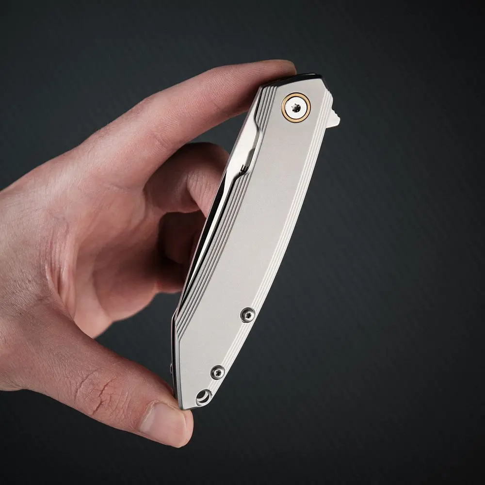 Ніж складаний туристичний Ruike P831S-SA, (8.5 см) 14C28N / 3cr14n сірий - фото 26
