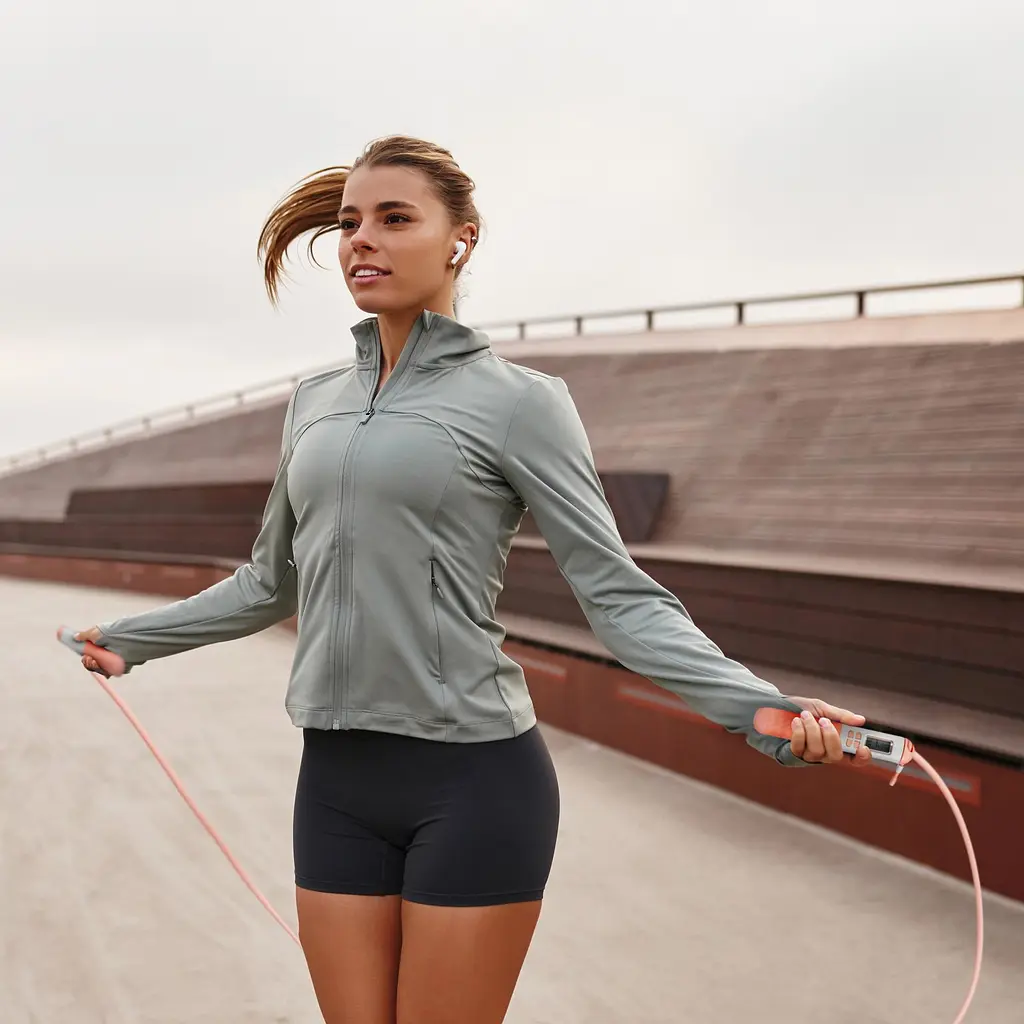 Розумна скакалка Gymtek Double Jump Pro 2в1 з лічильником - фото 3