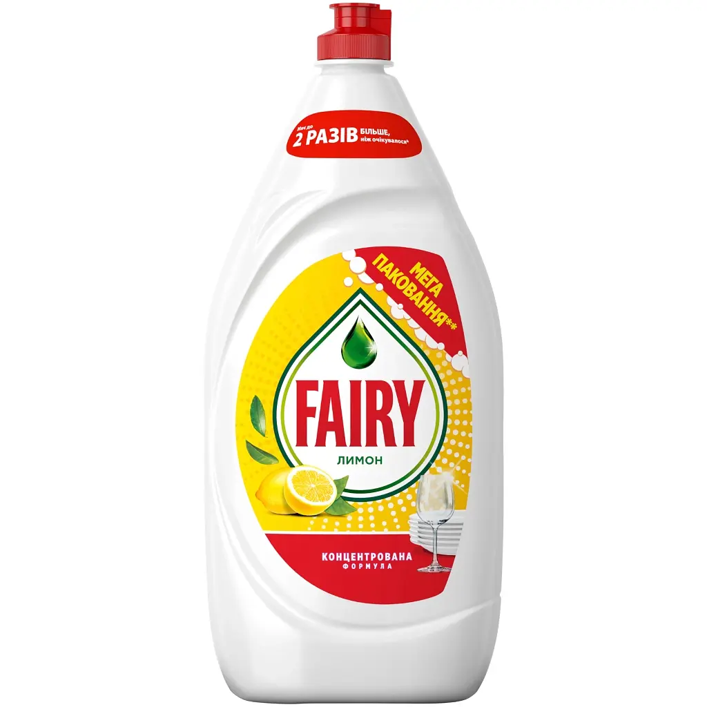 Засіб для ручного миття посуду Fairy Лимон 1350 мл (8006530111232)