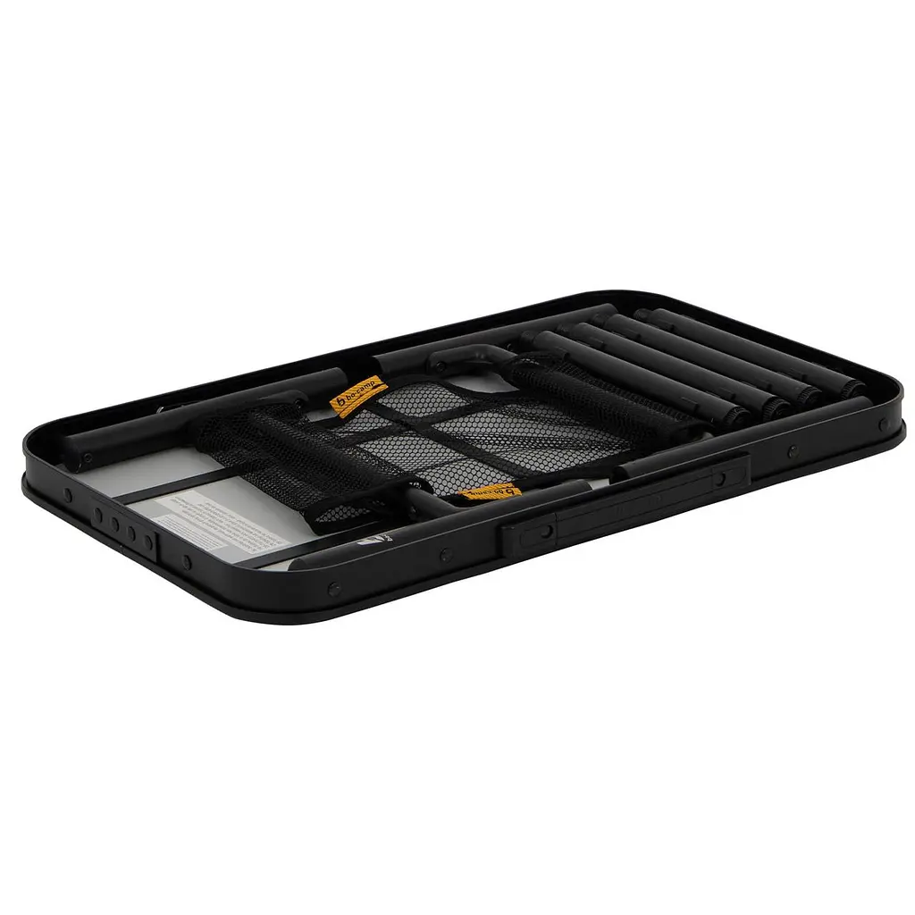 Складний стіл Bo-Camp Woodbine 56x34 cm Black/Wood look (1404191) - фото 4