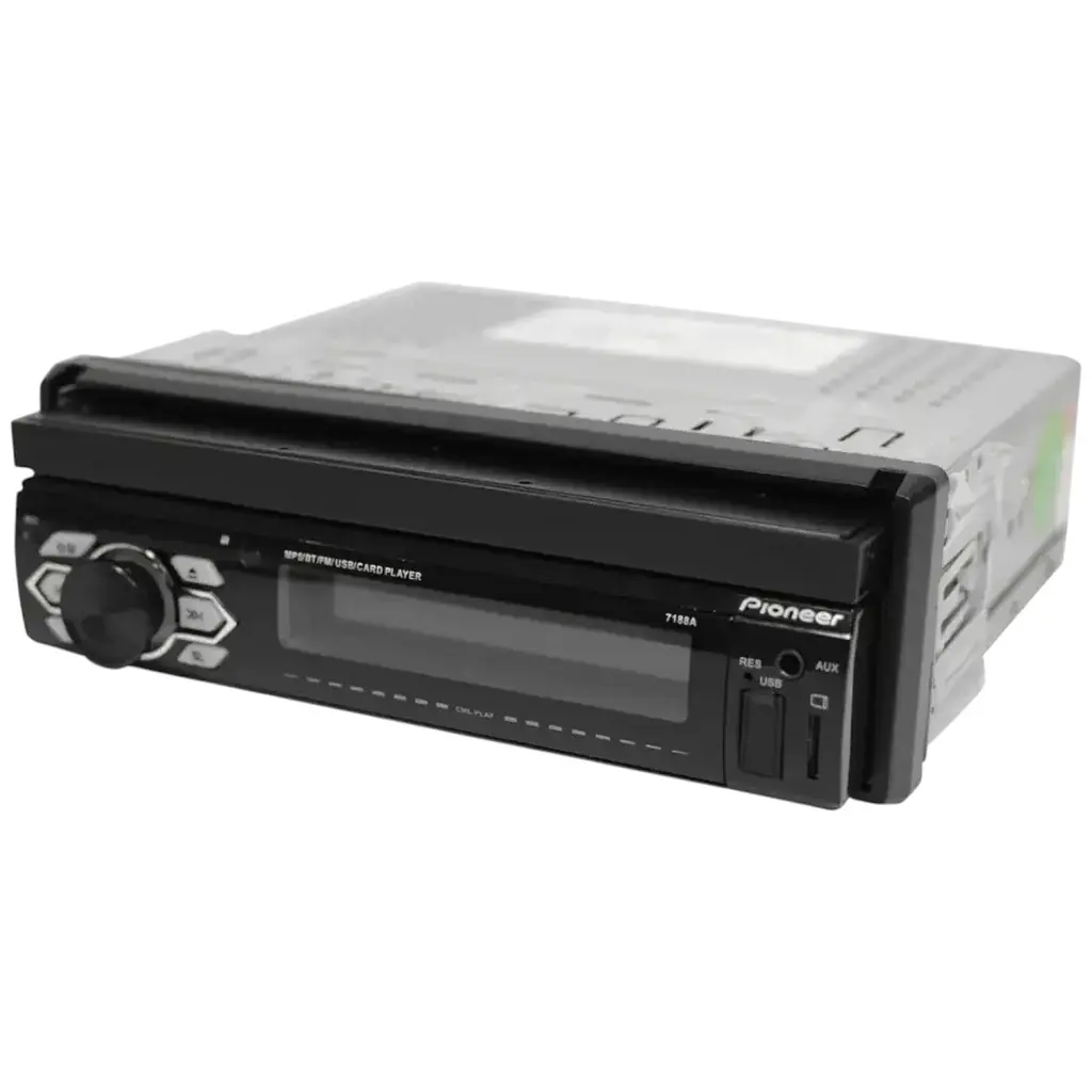 Автомагнітола Pioneer Car Audio Android 7188A 1DIN з висувним сенсорним екраном - фото 4