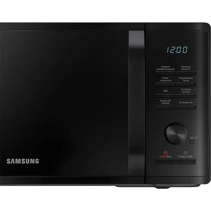 Мікрохвильова піч Samsung MS23K3515AK/UA Black 800W 23л 6 рівнів потужності - фото 3