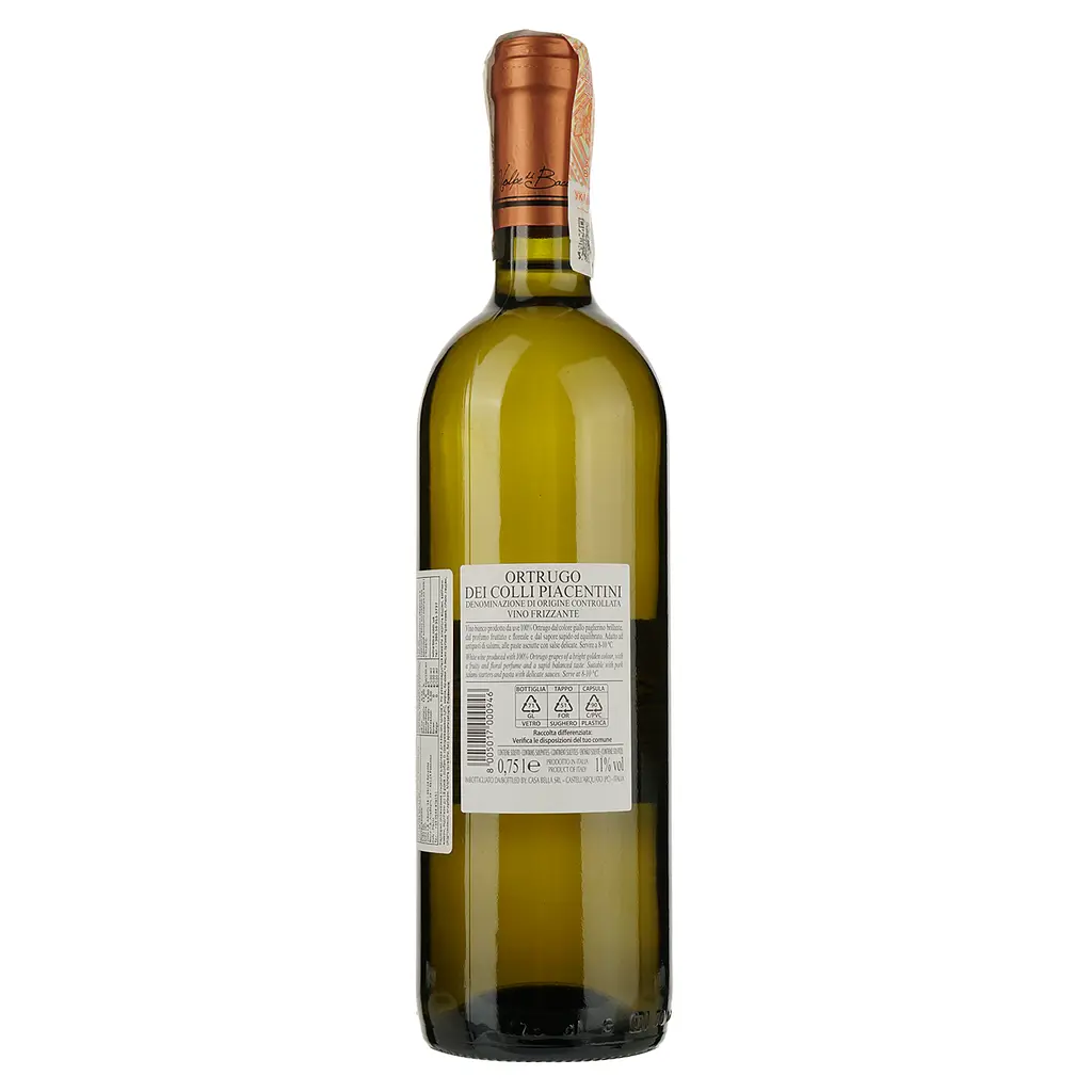 Вино ігристе Volpe di Bacco Ortrugo Frizzante біле сухе 0.75 л - фото 2
