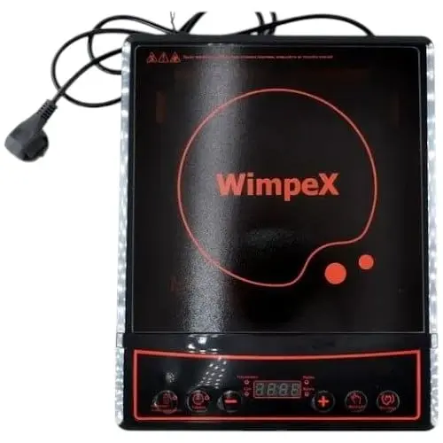 Плита індукційна одноконфоркова електрична кухонна WimpeX WX-1323 настільна з таймером - фото 3