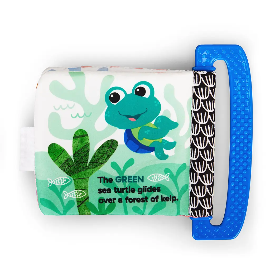 Игрушка-книга мягкая развивающая Baby Einstein Shades of the Sea - фото 3