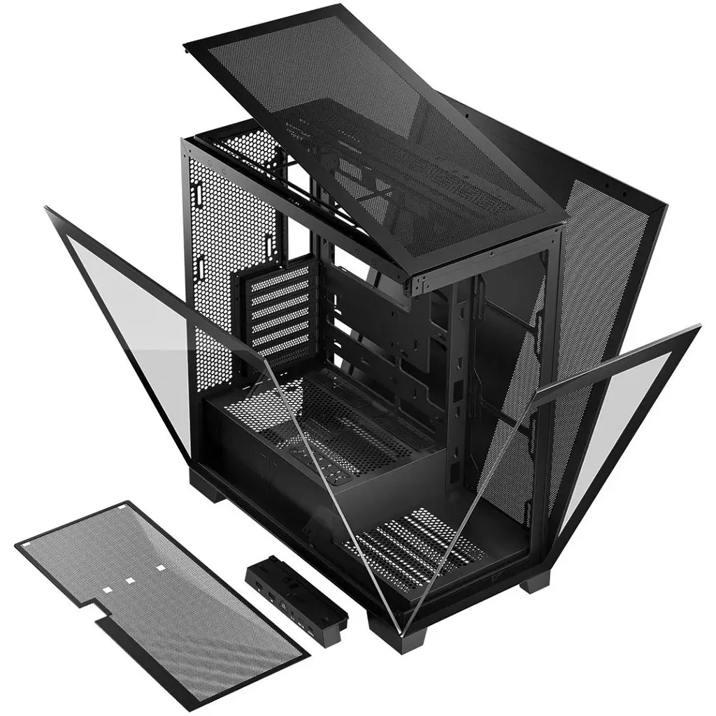 Корпус Modecom VOLCANO SPACE APEX w/o fans MIDI USB 3.0x2+TYPE-C BLACK без БЖ ATX (AT-SPACE-PG-NF-10-000000) - фото 2