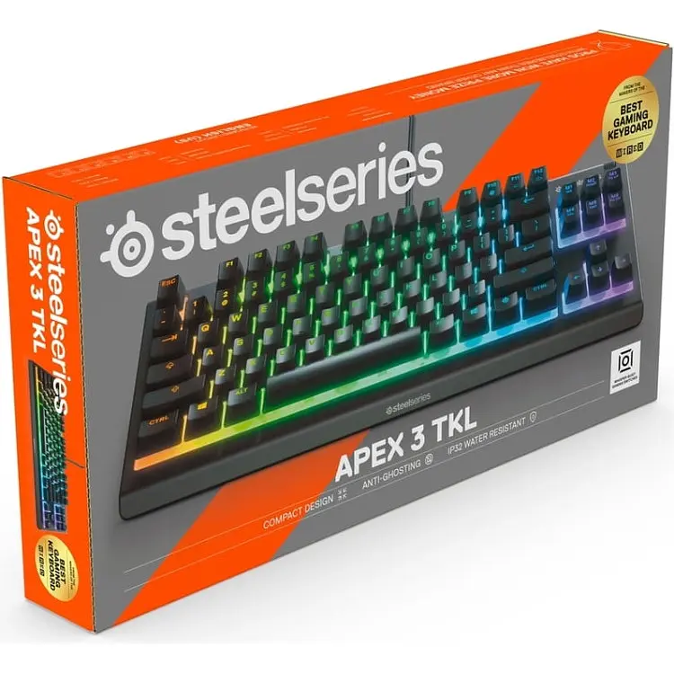 Клавіатура ігрова SteelSeries Apex 3 TKL UA Чорний - фото 7