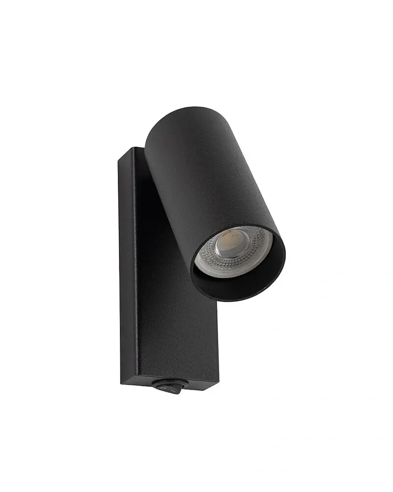 Бра, настінний світильник Nowodvorski 11763 Fourty GU10 1x10W IP20 чорний - фото 4