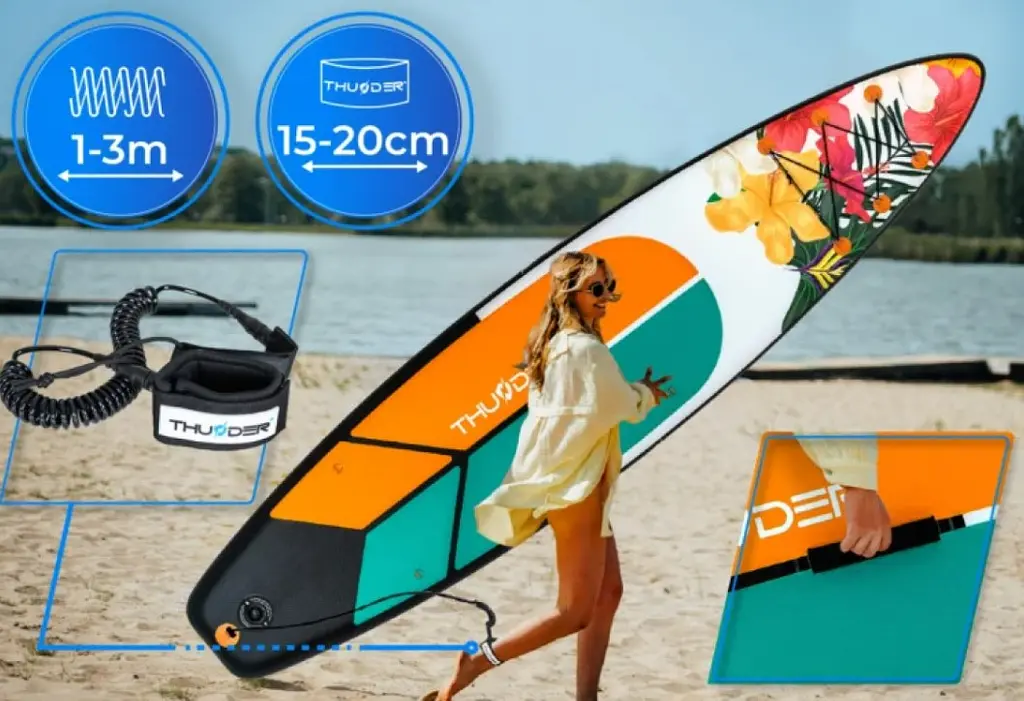 Надувна дошка SUP THUNDER NOX 320 см з веслом - фото 6