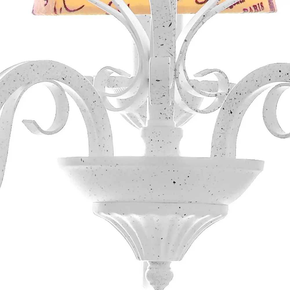 Люстра подвесная Brille с абажуром для кухни E14 40W WH (BKL-661S/3) - фото 2