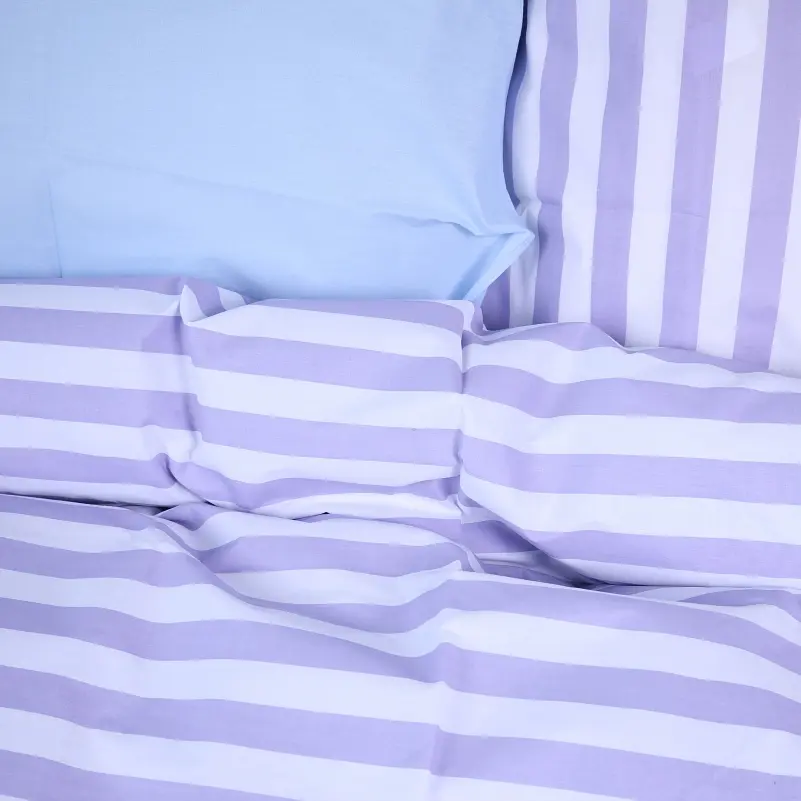 Простирадло MirSon Ranforce Elite 17-4772 Willerbann 200x220 см блакитне (2200008962654) - фото 4