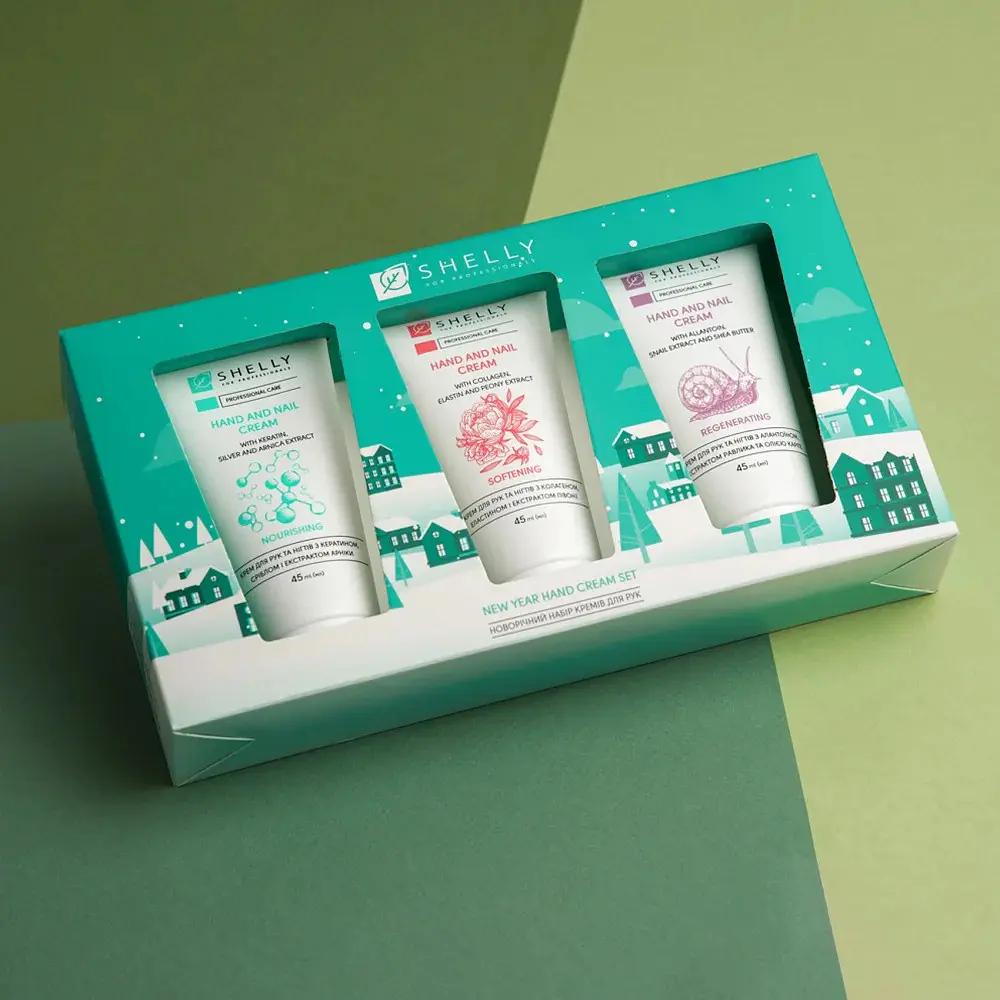 Новорічний набір кремів для рук Hand Cream Set Shelly - фото 2