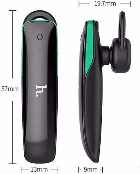 Bluetooth-гарнітура Hoco E1 Bluetooth Headset (Black) [73926] - фото 8