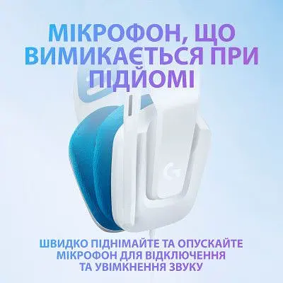 Навушники Logitech G335 Wired Gaming White (981-001018) - фото 5
