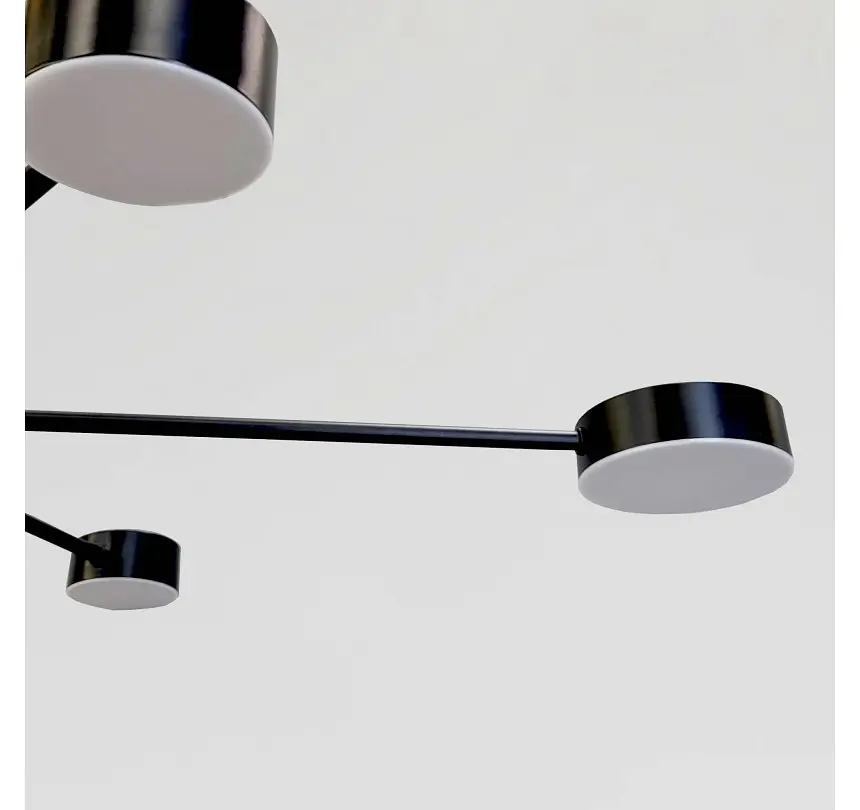 Світлодіодна люстра стельова Artlight 6473/6 з шістьма круглими плафонами, 36 Вт - фото 4