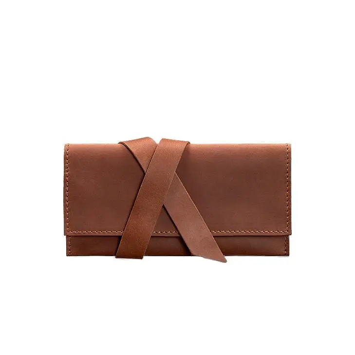 Шкіряний кисет для тютюну 1.0 світло-коричневий Crazy Horse - фото 7