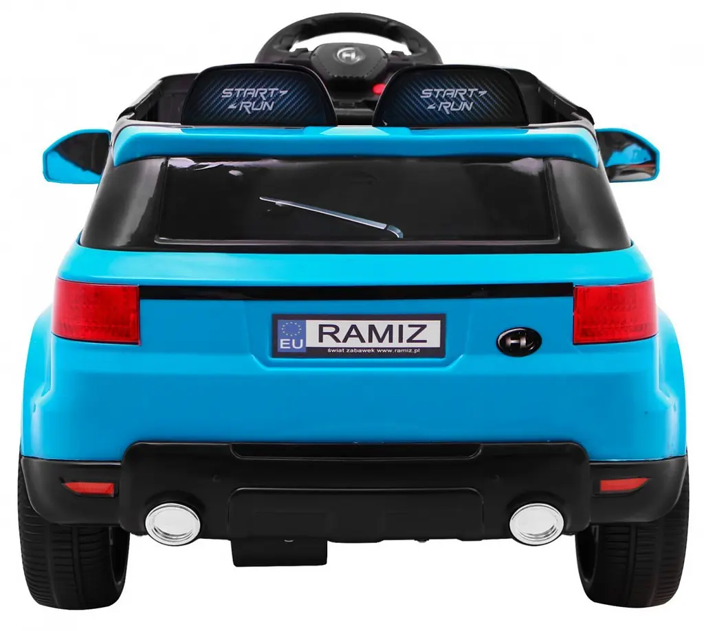 Детский электромобиль Start Run голубой - фото 7
