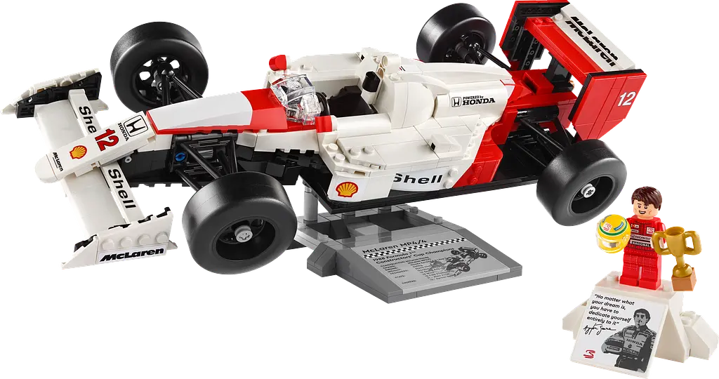 Уценка. Конструктор LEGO Icons McLaren MP4/4 и Айртон Сенна 693 деталей (10330) - фото 2