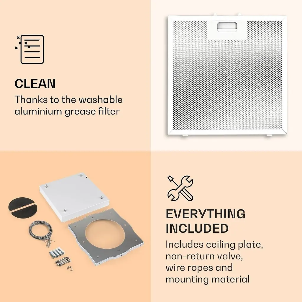 Острівна витяжка Klarstein Chandelier (10035975) - фото 4