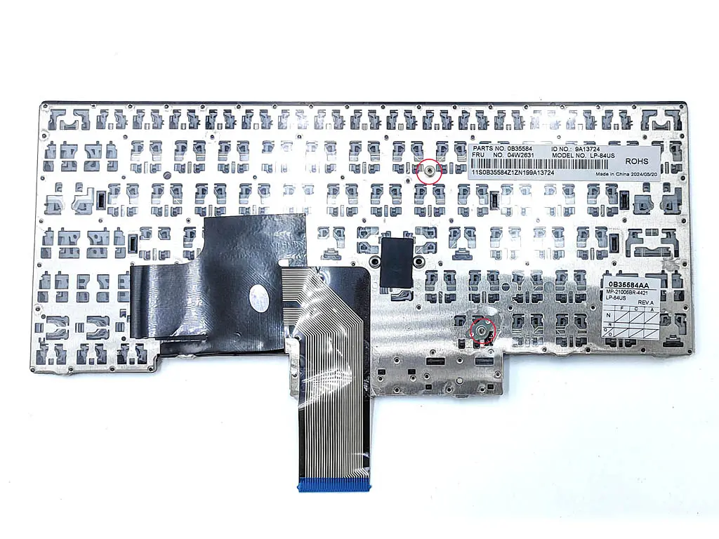 Клавіатура для Lenovo ThinkPad E430, E330, E335, E430C, E435 (RU BLACK). Оригінал. - фото 2