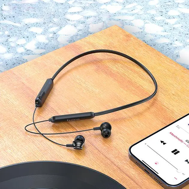 Беспроводные наушники Hoco DM7 вакуумные black - фото 4