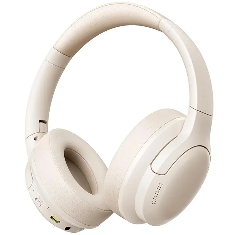 Накладні бездротові навушники Bass BH1 Lite AI ENC (A0203C) Starlight Off-White Baseus teh0030657