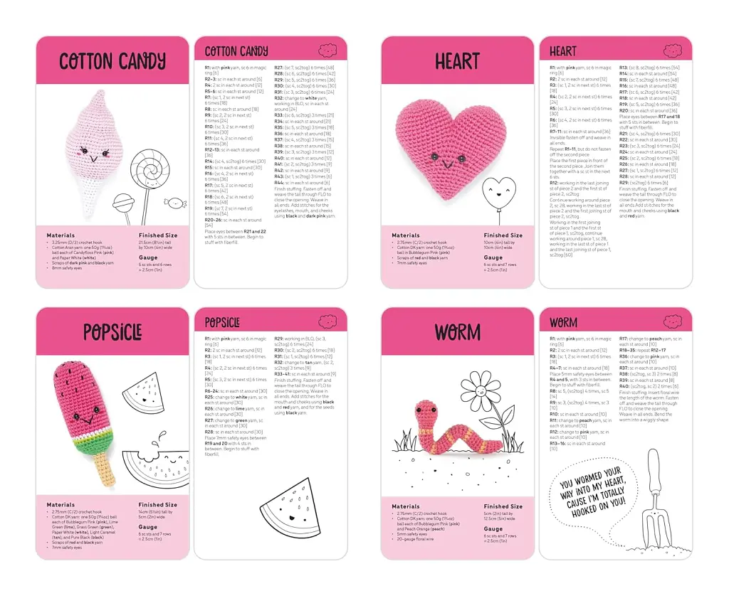 Kawaii Crochet Card Deck - Мелісса Бредлі-Ватчер - фото 7