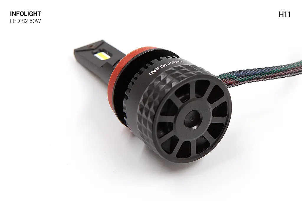 Комплект світлодіодних ламп Infolight S2 H11 60W - фото 4