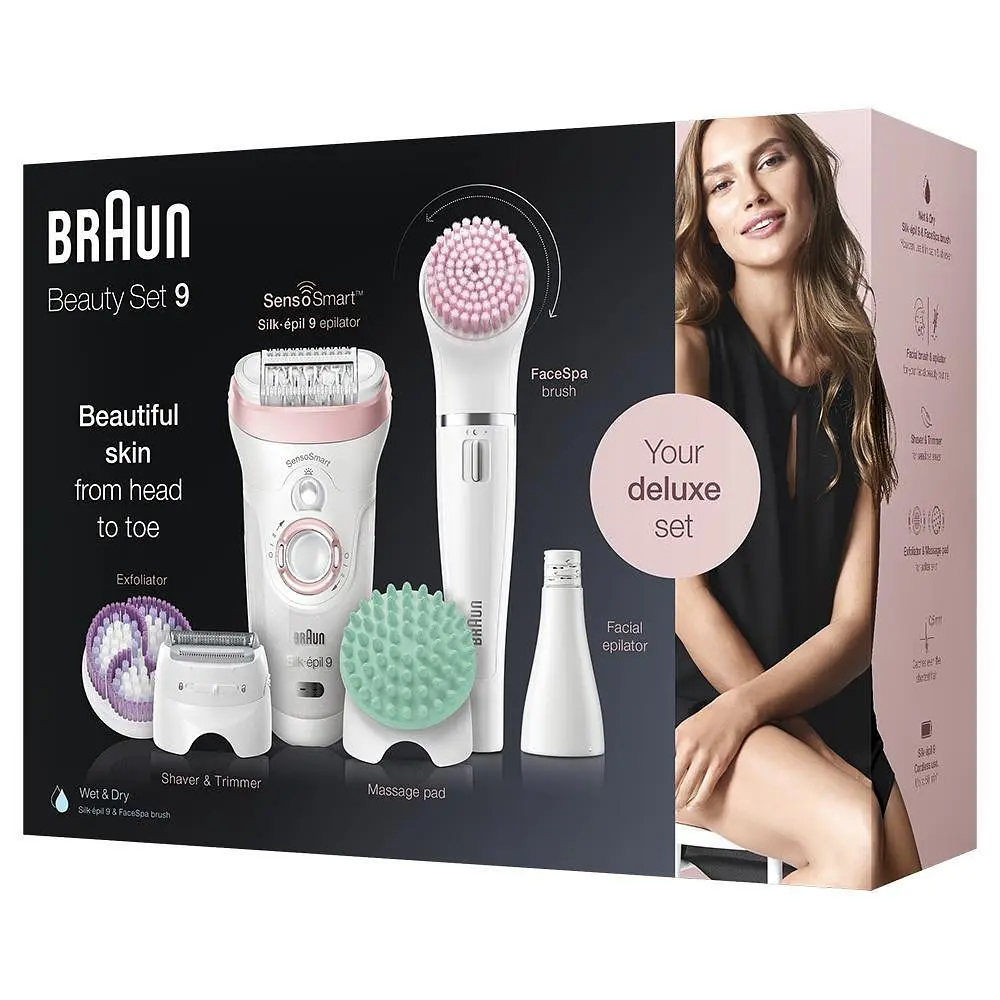 Эпилятор Braun Silk-epil 9 SkinSpa SensoSmart SES 9/985 BS - фото 4