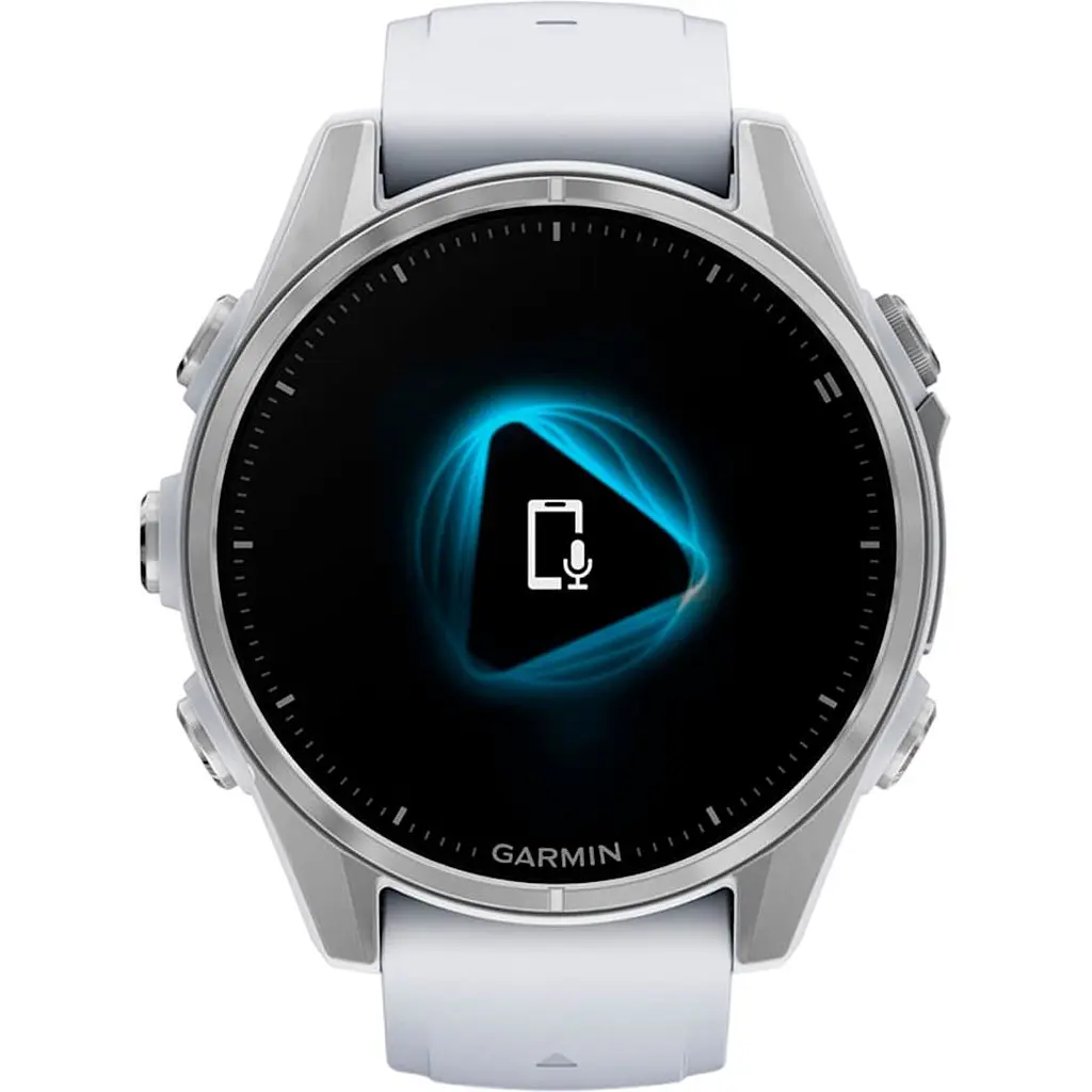 Смарт-годинник Garmin Fenix 8 AMOLED 43mm Silver with Whitestone Silicone Band (010-02903-00) [115071] - фото 7