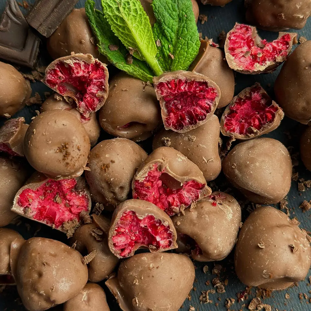 Сублимированная малина в молочном шоколаде БЕЗ САХАРА, 50г - фото 3