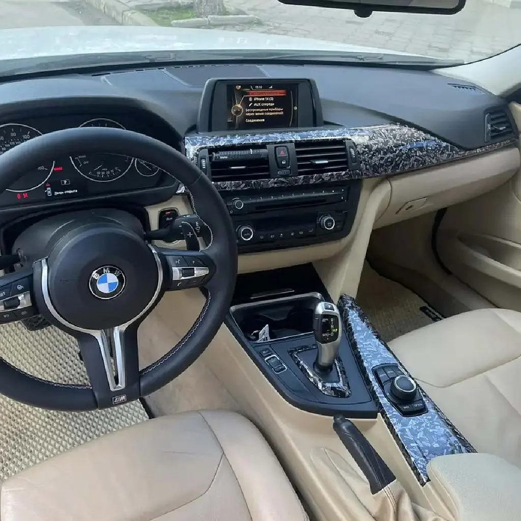 Автомобільна Плівка ПВХ під Карбон 3D Прозора 1.52 Метра х 10 см 160 мікрон (CL-3DCF-15) - фото 3