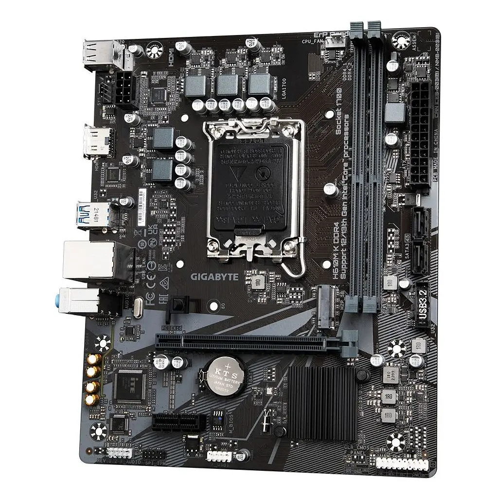 Материнська плата GIGABYTE H610M K DDR4 - фото 2