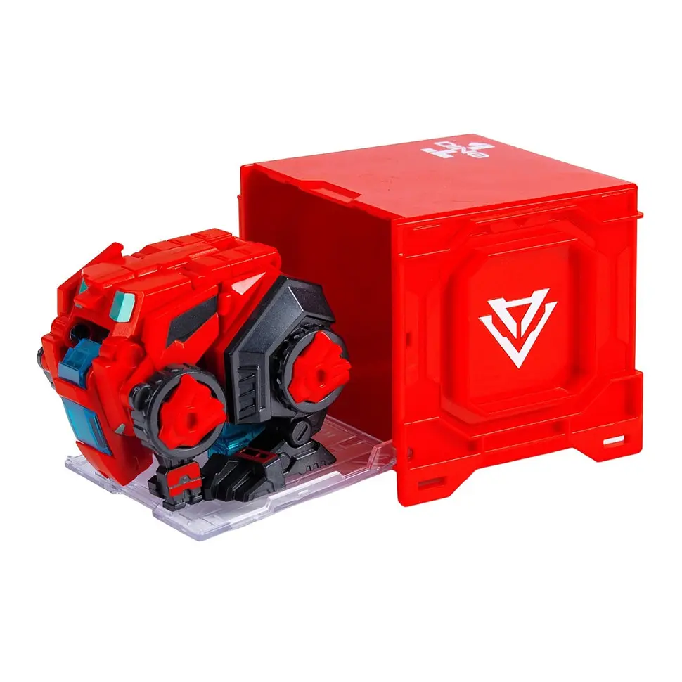 Динозавр-трансформер Dinoster Раптор-Бот EU580840-1 бокс для зберігання, червоний - фото 4