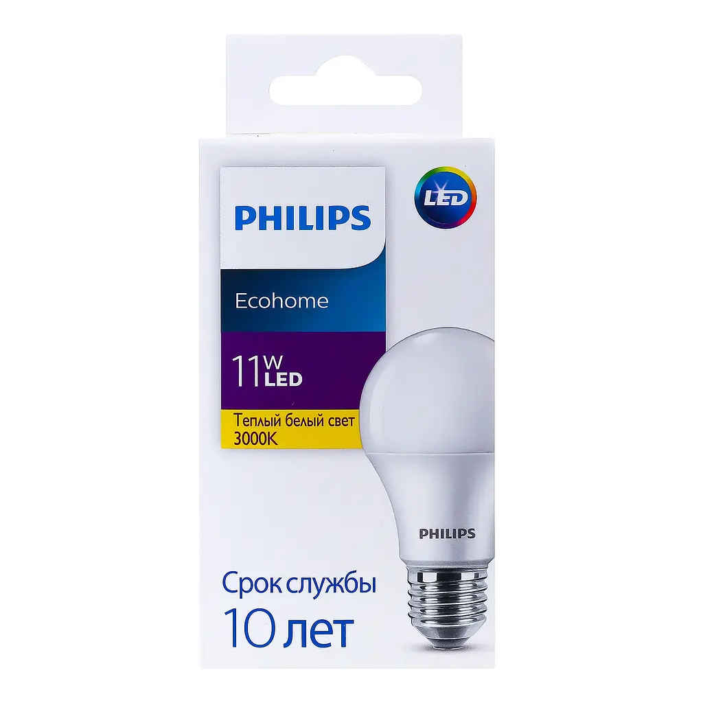 Світлодіодна лампа Philips Ecohome LED, 11W, 3000K, E27 (929002299217) - фото 3