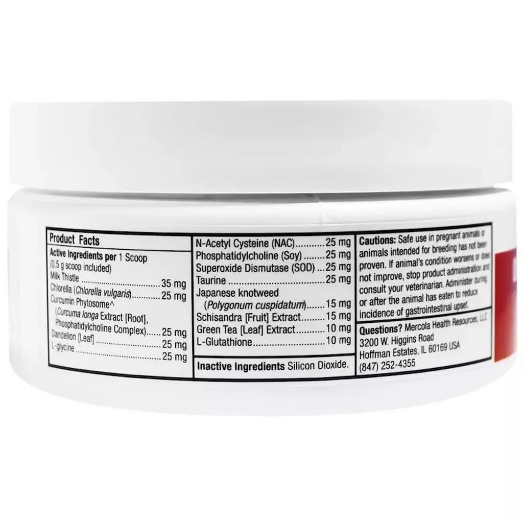 Підтримка печінки та нирок для домашніх тварин Dr. Mercola Liver and Kidney Support for Pets 39 г - фото 2