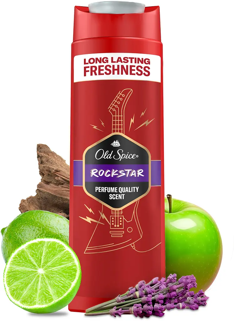 Гель для душа и шампунь Old Spice 3 в 1 Rockstar 400 мл - фото 2